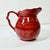Farmhouse 1990s Boho Chic Farmhouse Scalloped Handle Hand Painted Ceramic Pitcher. For Sale - Image 3 of 14