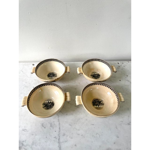 Rare Old Abbey Ware Ant Alpine v & B M Saars Basin Villeroy Boch Germany China Bowls For Sale - Image 12 of 12