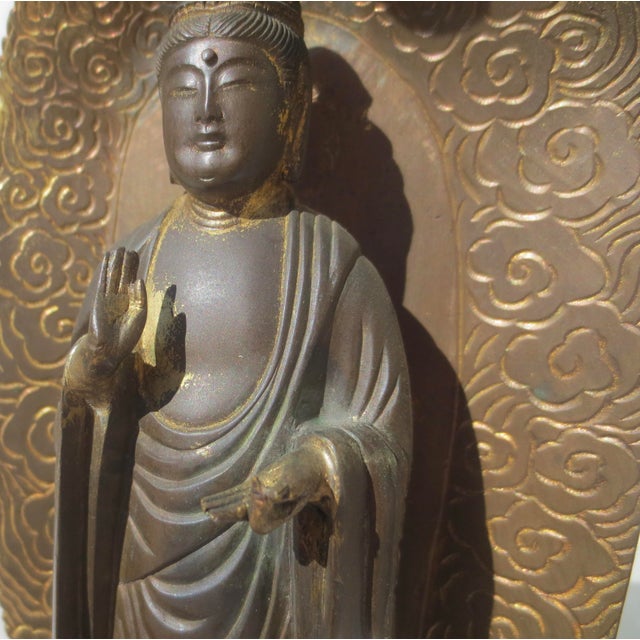 Late 19th Century Meiji Japanese Bronze Kannon For Sale - Image 5 of 11