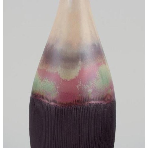 Large Vintage Swedish Ceramic Vases by Sven Hofverberg, 1970s, Set of 2 For Sale - Image 4 of 10