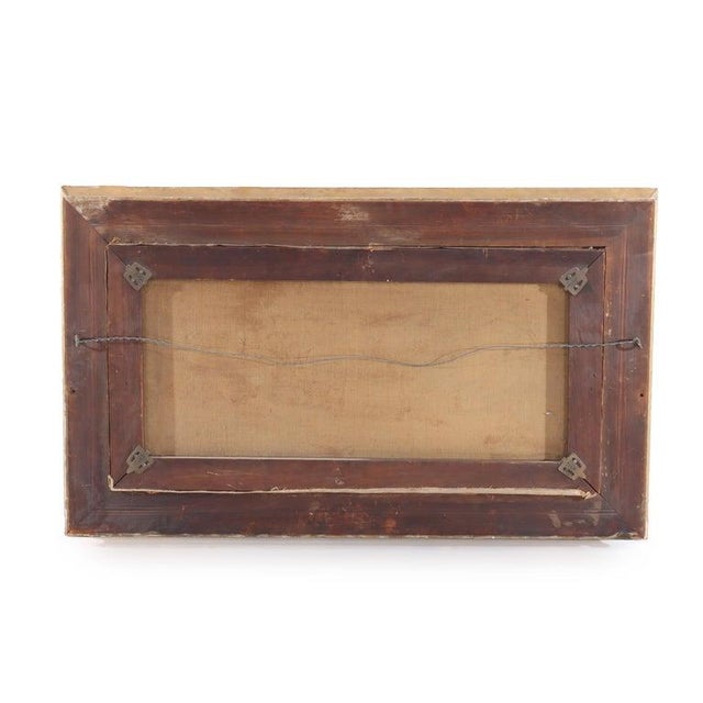 Antique Hudson River School Oil on Canvas Painting of a River Scene C1900 For Sale - Image 10 of 12