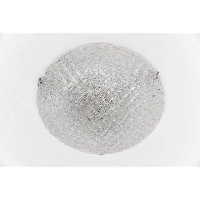Large Glass Rings Flush Mount by Kaiser Leuchten, Germany, 1960s For Sale - Image 12 of 16