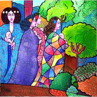 Gerardo La Porta, La Scelta, 2010s, Acrylic on Canvas, Framed For Sale