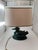 Beautiful, rare table lamp from Goebel. Green porcelain duck with a beige lampshade. This piece has an attribution mark, I...