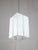 Vintage Italian Acrylic Glass Tower Pendant Lamp For Sale - Image 11 of 16