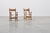 Rustic Brutalist Armchairs with Carved Rosettes and Nailed Wooden Seats, Spain, 1950s, Set of 2 For Sale - Image 3 of 12