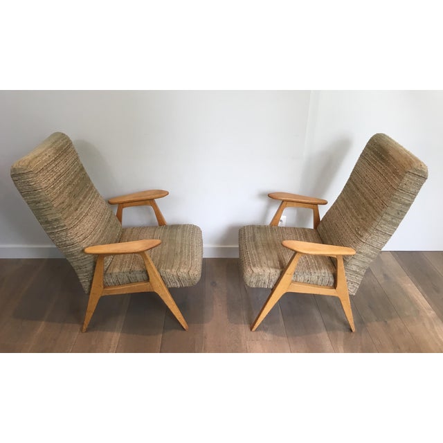 Vintage Armchairs, French, circa 1970 - a Pair For Sale - Image 6 of 12