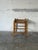 This vintage oak stool features a square woven paper cord seat atop a sturdy four-legged base. Clean lines and tactile...