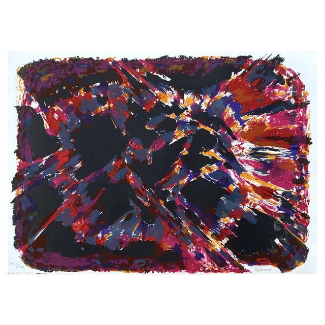 Alfred Manessier, Abstract Composition, 1975, Original Lithograph For Sale
