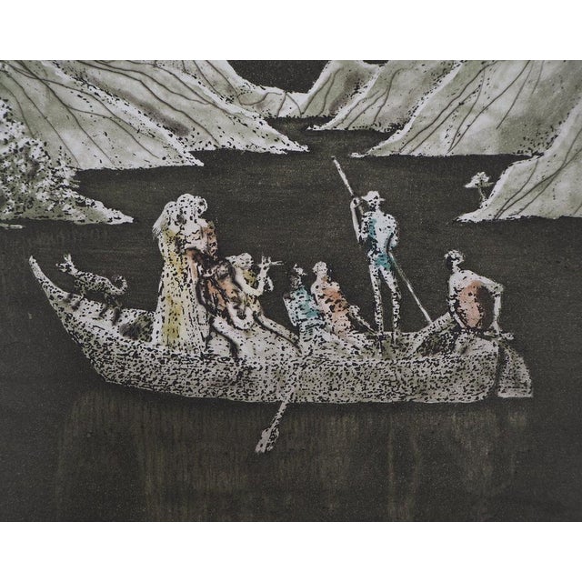 Lars Bo, Echo of the Lake, Original Etching For Sale - Image 5 of 8