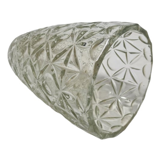 Art Deco Crystal Vase, Former Czechoslovakia, 1950s For Sale