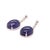 Elevate any jewellery collection with these striking platinum tanzanite and diamond drop earrings. Showcasing a...