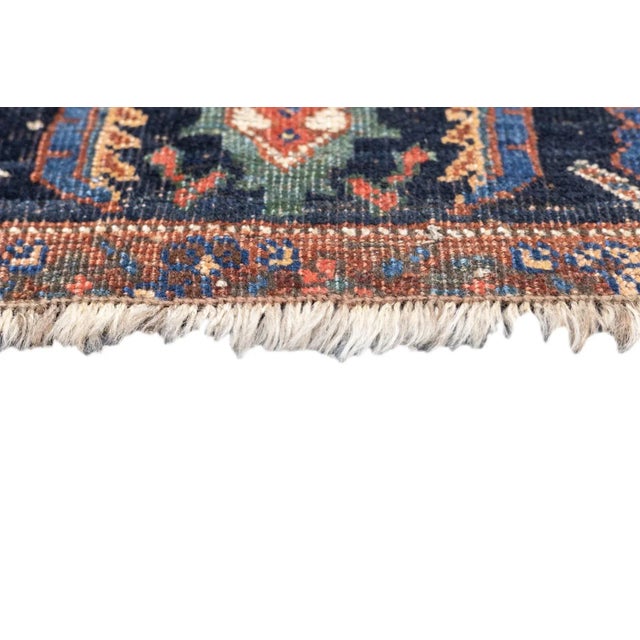 Gray Antique Kurdish Rug 3'11'' x 5' For Sale - Image 8 of 12