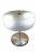 Mid 20th Century Frost Lamp Shade and Chrome Desk Lamp For Sale - Image 4 of 6