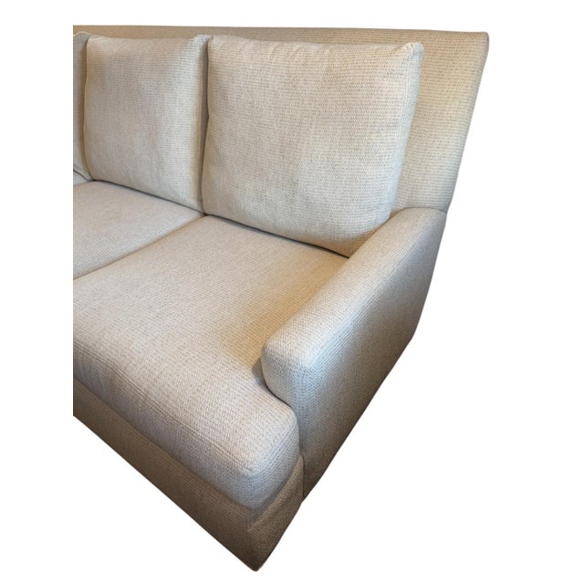 Cr Laine "Breakers 4440" Cream Performance Fabric Sofa For Sale In Houston - Image 6 of 10