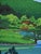 Masao Ido, Ritsurin Garden II, 1980, Woodblock Print For Sale - Image 6 of 14