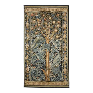 The Woodpecker Tapestry Handwoven Tapestry - 264 X 138 Cm (8'8" X 4'6") - Requires Rod Size 4 For Sale