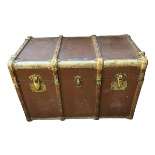 French Steamer Trunk For Sale