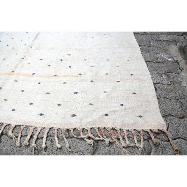 Tribal Vintage Handmade Tribal Heöp Rug For Sale - Image 3 of 11