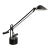 Vintage 1990s Postmodern Black Counterbalance Adjustable Halogen Desk Lamp For Sale