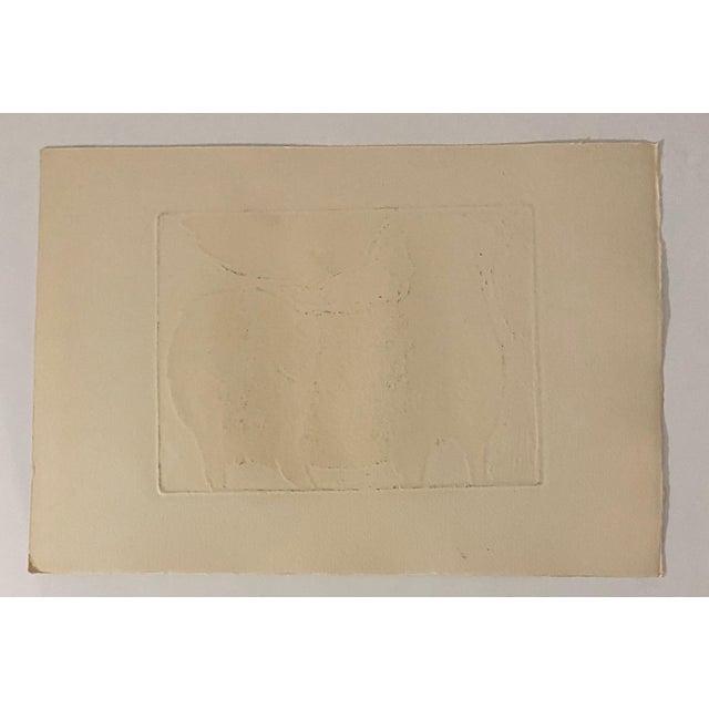 Mid 20th Century Robert A. Birmelin, Beast With Tree In Stomach, American Modernist Abstract Etching For Sale - Image 5 of 6