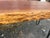 Late 20th Century Rustic Style Live Edge Slab Wood Top Coffee Table/ Bench With Iron Hairpin Legs For Sale - Image 11 of 18