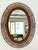 1960s Italian Wall Mirror with Organic Wicker and Bamboo Frame, 1960s For Sale - Image 5 of 16