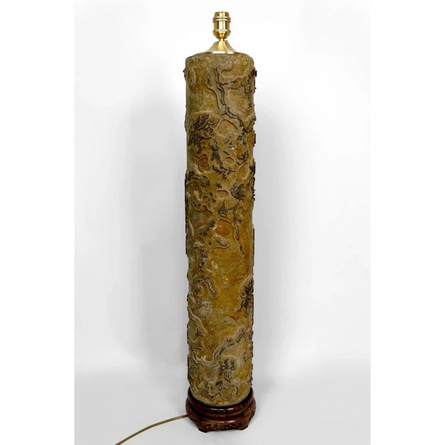 Important Lamp – Antique Victorian Industrial Ink Roller – Late 19th Century Sublime and rare character lamp, crafted from...