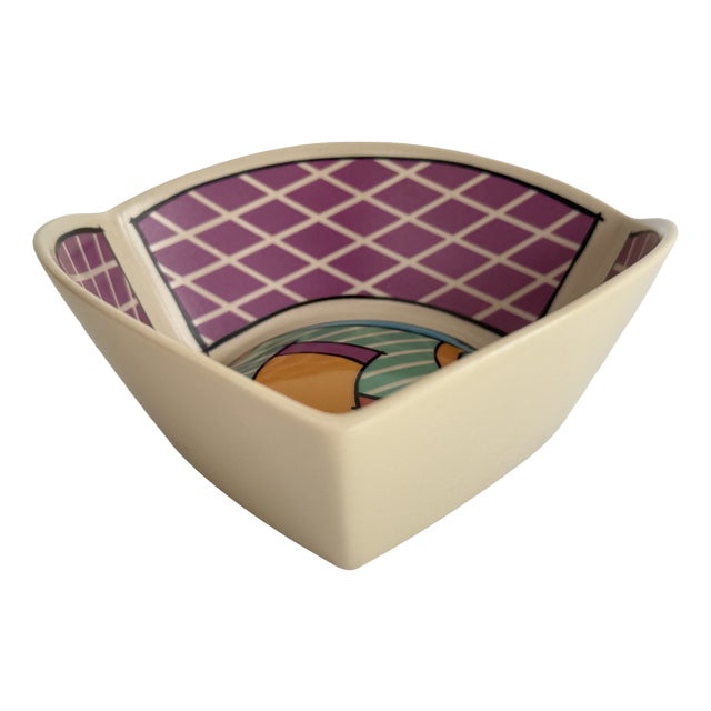 Vintage Flash One Fruit Dish with Handle by Dorothy Hafner for Rosenthal, Germany, 1980s For Sale