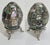 Green Lot of 2 Decorative Eggs – Abalone Shell Mosaic & Monet Green Enamel Egg Box For Sale - Image 8 of 10