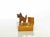 Vintage Amber Bakelite Art Deco Ashtray, realized in 1930s. Excellent condition.