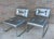 Mid-Century Modern Set of Italian Art Deco Chairs in Leather, 1960 For Sale - Image 3 of 12