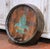 Bring authentic French country character to a wine cellar, kitchen, or tasting room with this antique decorative barrel...