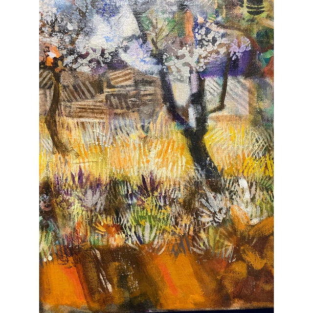 Thalmos, The Sainte-Victoire Mountain, 1980s, Oil on Canvas For Sale - Image 11 of 16