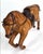 American Handmade Vintage Leather Horse For Sale - Image 3 of 5