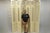 Large Vintage Hollywood Regency 92" Tall 6 Panel Bone Lacquered Room Divider Screen. Item features a metal perforated...