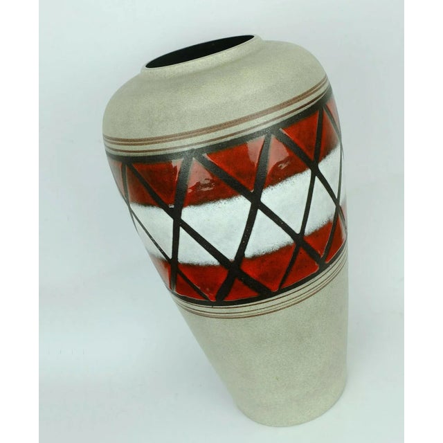 1950s 517-50 Floor Vase by Heinz Siery for Scheurich, 1950s For Sale - Image 5 of 8