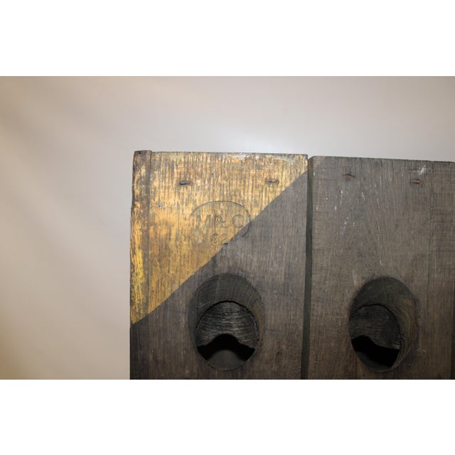 Vintage Riddling Rack Champagne & Wine Rack Stamped | Chairish