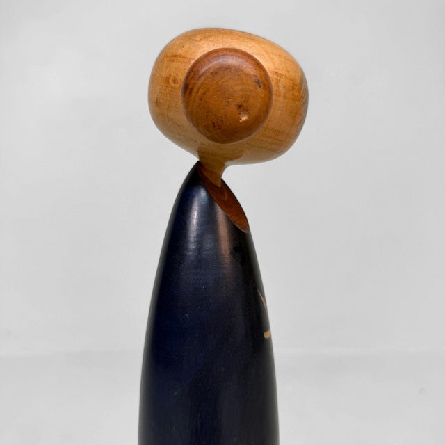 Sato Suigai, Sōsaku Kokeshi Semishigure, 1970s, Wood For Sale - Image 11 of 13
