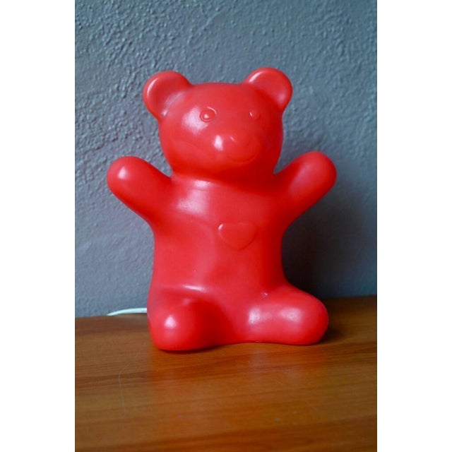 Plastic Vintage Bear Nightlight from Décoline, 1980s For Sale - Image 7 of 14