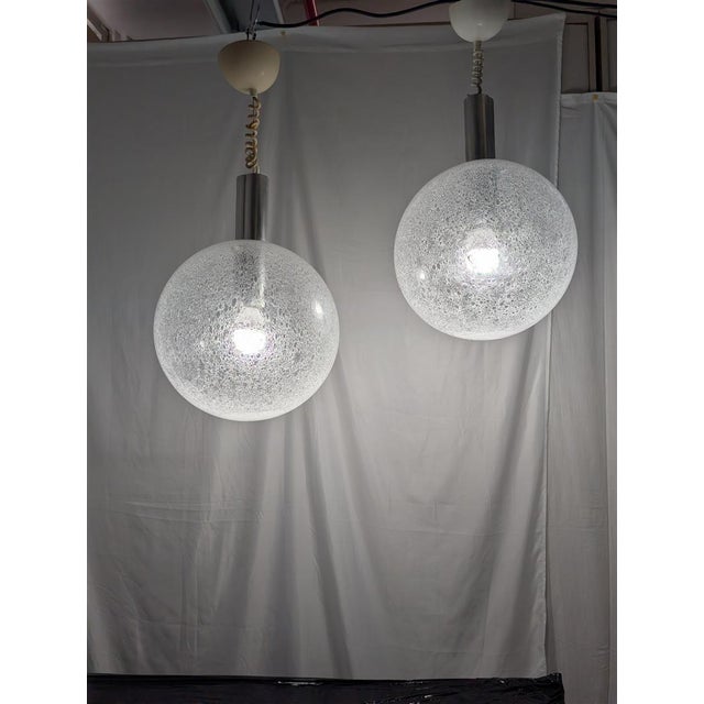 Space Age Pendant Lamps by Flos, 1970s, Set of 2 For Sale - Image 8 of 12