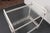 White Vintage Tamiami Two Tier Glass and White Enamel Metal Bar Cart by Brown Jordan For Sale - Image 8 of 16