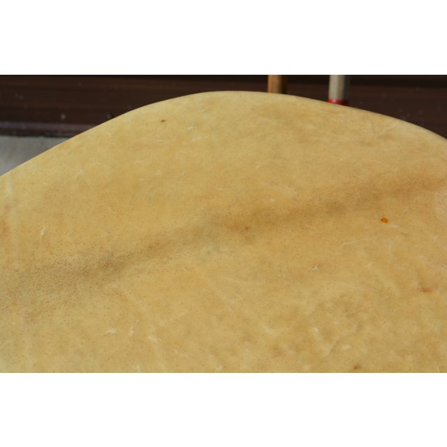 Set of 2, 1970s Native American Style Pow Pow Taos Pueblo Rawhide / Skin & Wood Large Round Drum & Mallet For Sale - Image 9 of 15