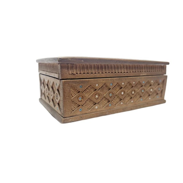 Vintage Hucul Wooden Box, 1920s For Sale - Image 13 of 16