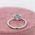 1ct Emerald Cut Aquamarine Ring With Diamond Accents: Solid 14k Gold, 6.5x5.5mm, Size 6.75 For Sale - Image 10 of 10