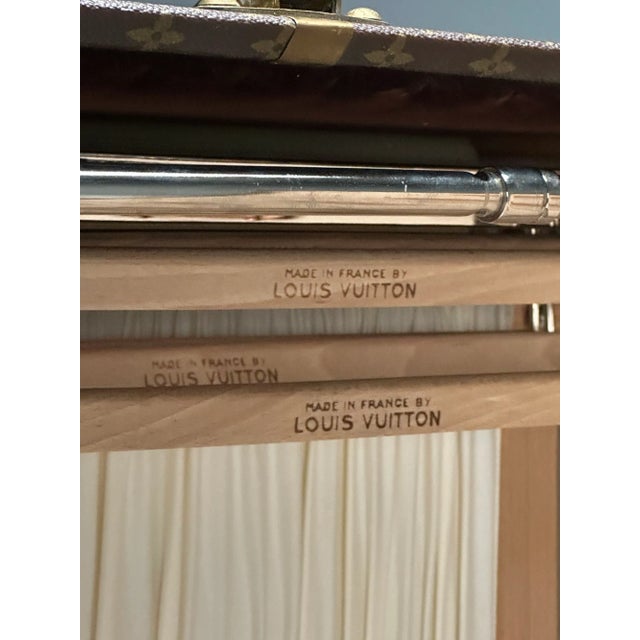 1990s Louis Vuitton, Steamer Trunk, Monogram Canvas, Leather For Sale - Image 9 of 12