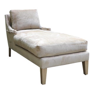 Henredon Ivory Chaise For Sale