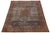 19th Century Antique Mahal Wool Rug With Faded Indigo & Rust Medallion For Sale - Image 11 of 11