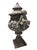 English A Pair of Monumental 19th-Century Style English Cast Lead Garden Urns With Lids & Putti For Sale - Image 3 of 12