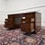 English Classic Desk with Green Leather Top For Sale - Image 13 of 18